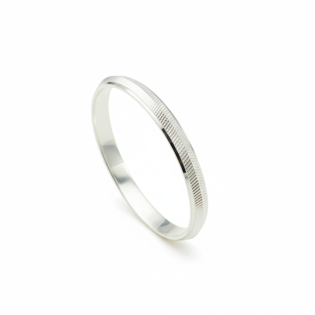 Sterling Silver EdgeLine Men's Kada