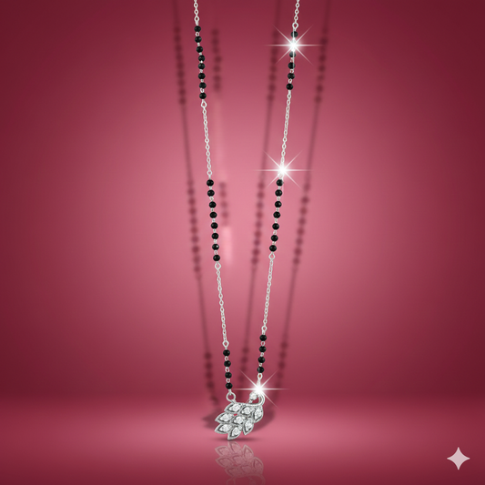 Peacock Grace Sterling Silver Mangalsutra