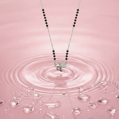 Sacred Bloom Sterling Silver Mangalsutra