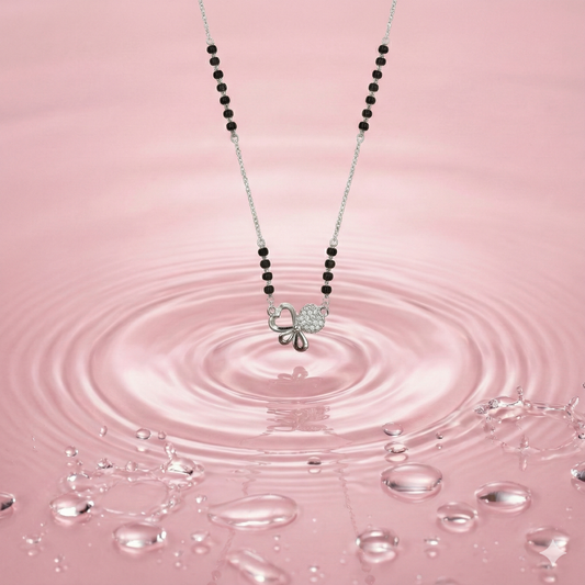 Sacred Bloom Sterling Silver Mangalsutra