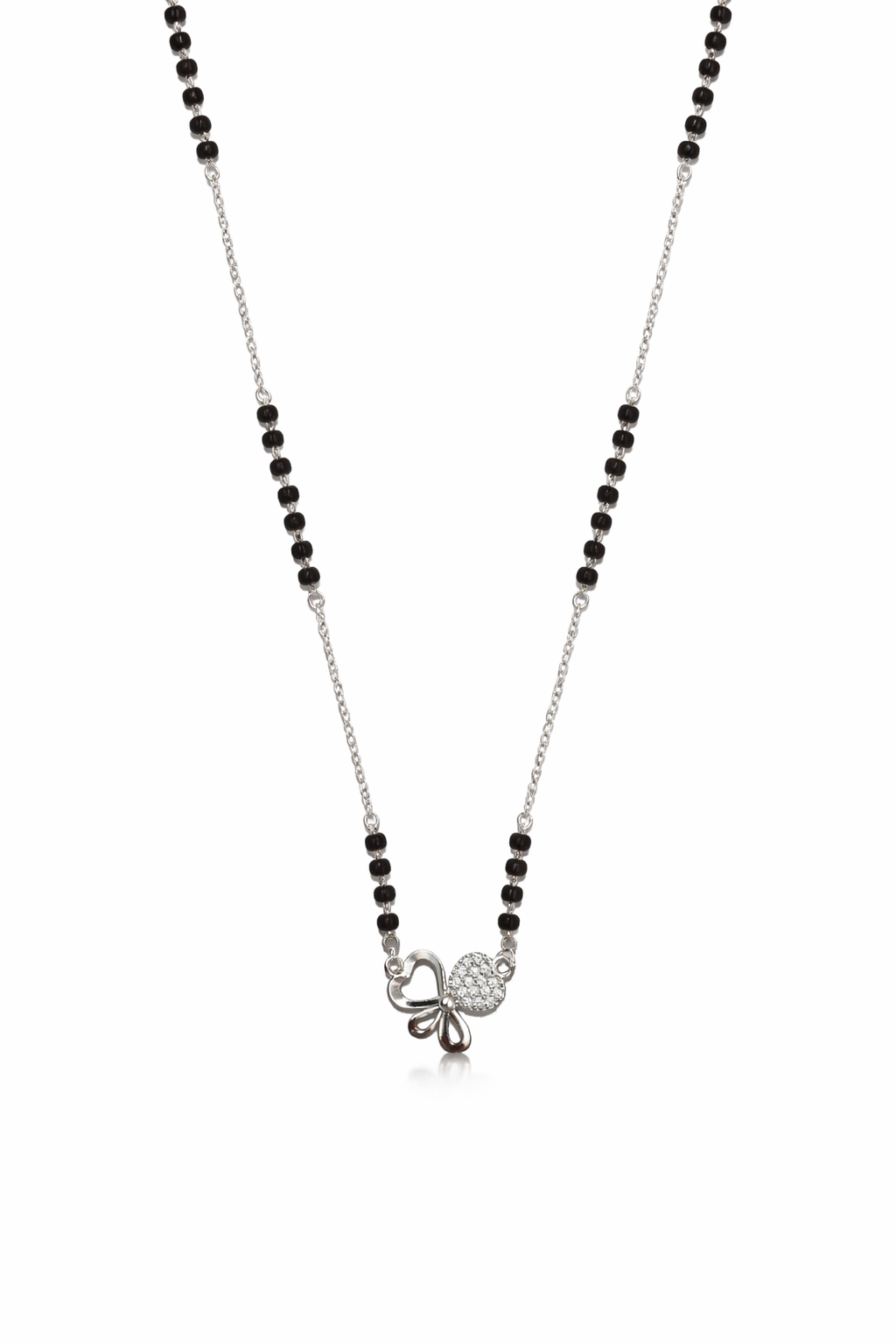 Sacred Bloom Sterling Silver Mangalsutra