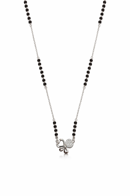 Sacred Bloom Sterling Silver Mangalsutra
