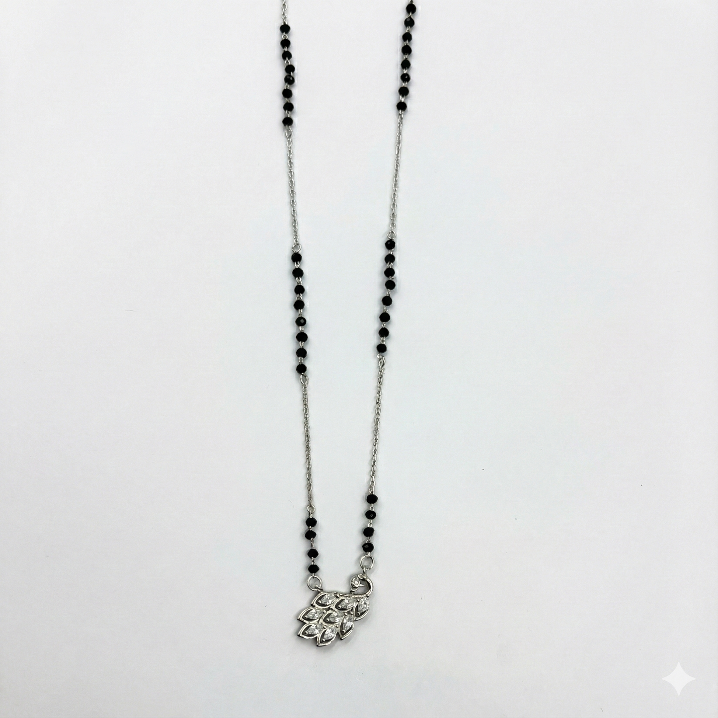 Peacock Grace Sterling Silver Mangalsutra