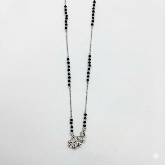 Peacock Grace Sterling Silver Mangalsutra