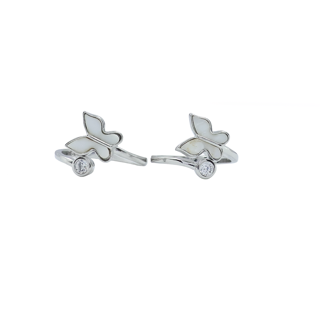 Flutter Charm Toe Rings