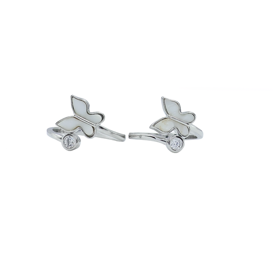 Flutter Charm Toe Rings