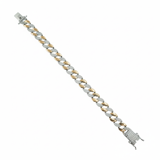 Elysian Dual-Link Silver Bracelet