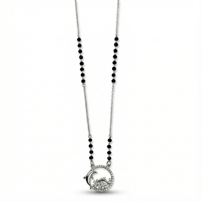 Dolphin Harmony Silver Mangalsutra
