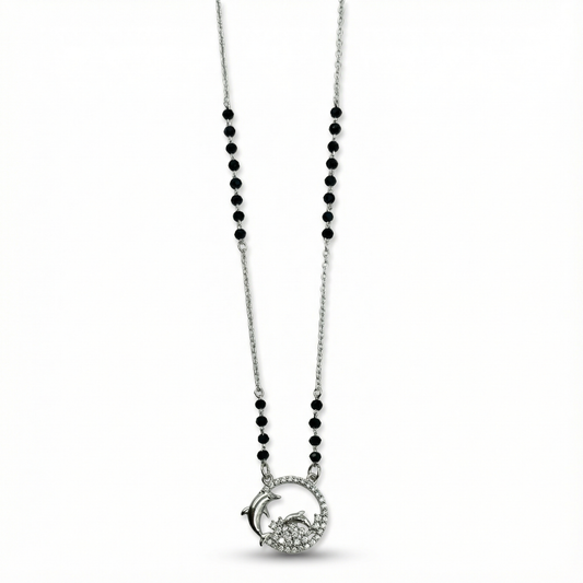 Dolphin Harmony Silver Mangalsutra