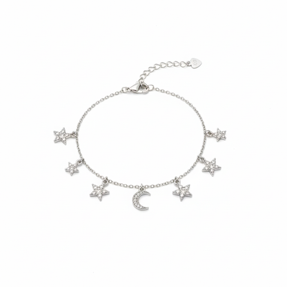 Moonlit Stardust Charm Bracelet