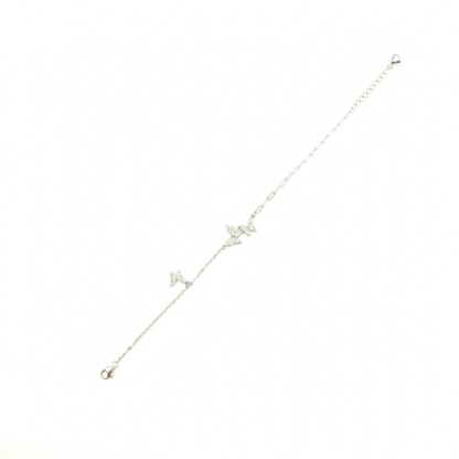 Crystal Flutter Butterfly Bracelet
