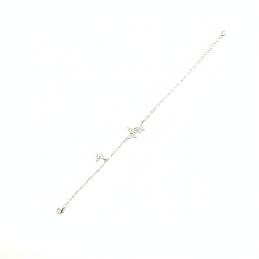 Crystal Flutter Butterfly Bracelet