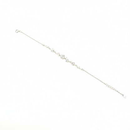 Diamond Bloom Vine Bracelet