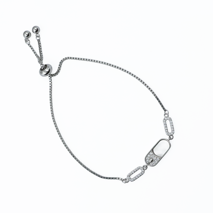 Moonlit Glow Sterling Silver Bracelet