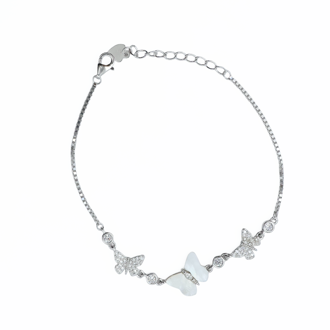 Flutter Grace Sterling Silver Bracelet