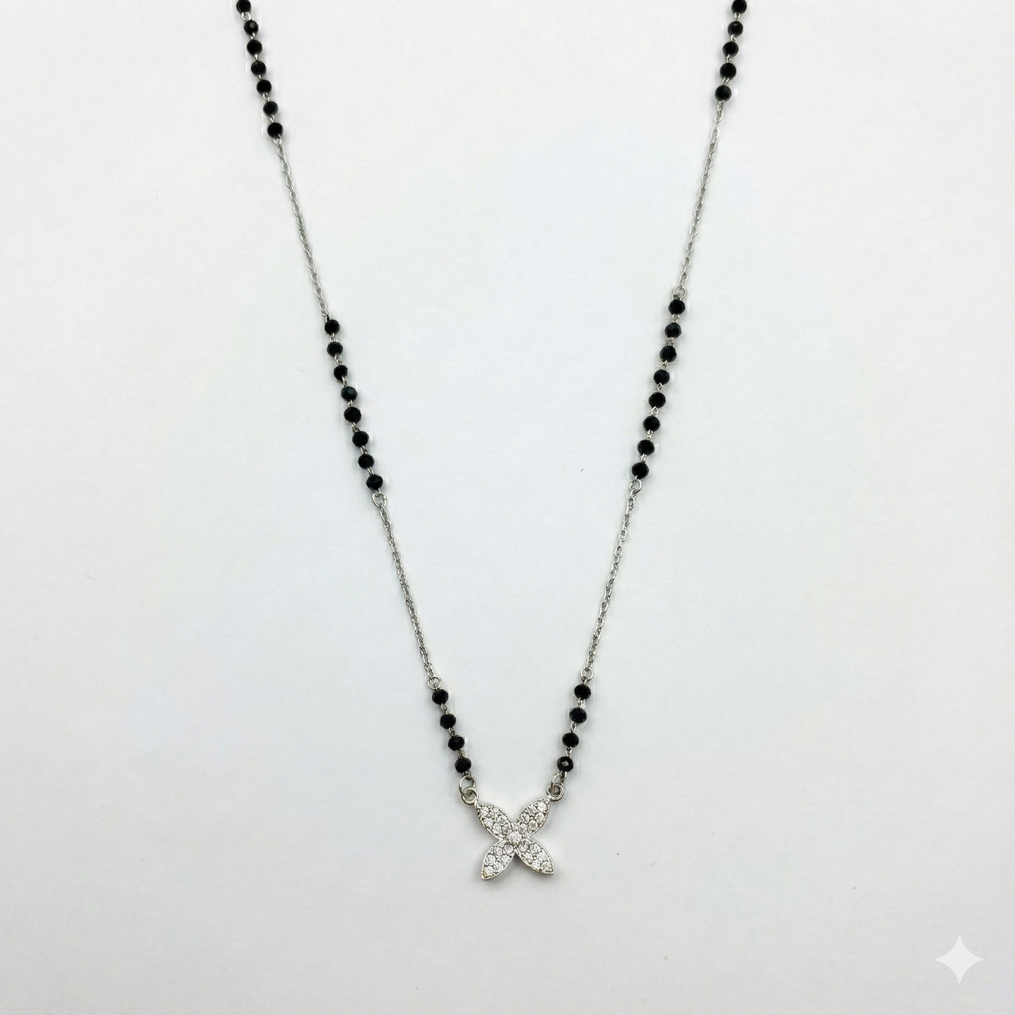 Bloom Charm Diamond Mangalsutra Pendant