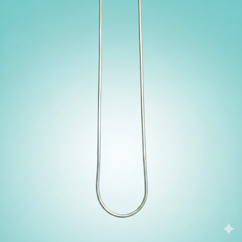 Liora Flat Box Silver Chain