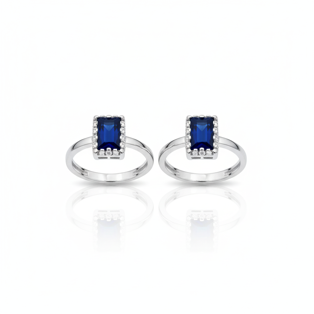 Sapphire Glow Toe Ring