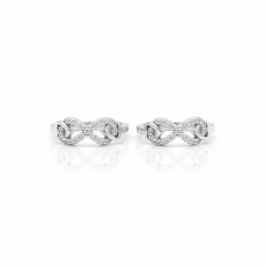 Infinity Spark Toe Ring