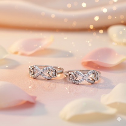 Infinity Spark Toe Ring