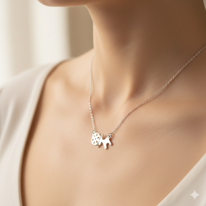 Cactus & Llama Chain Pendant