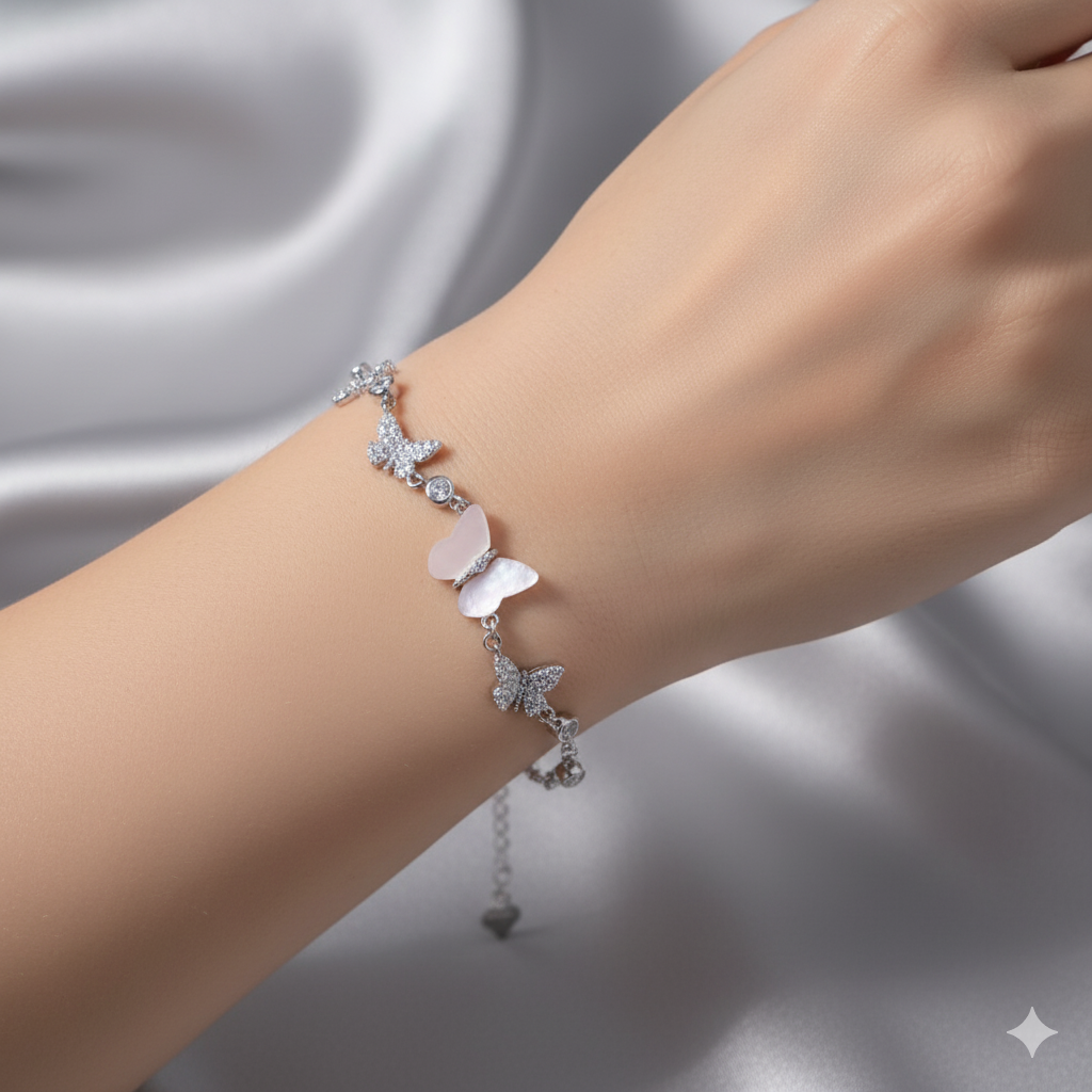 Flutter Grace Sterling Silver Bracelet