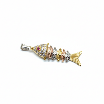 Matsya Ratna 925 Silver Fish Pendant