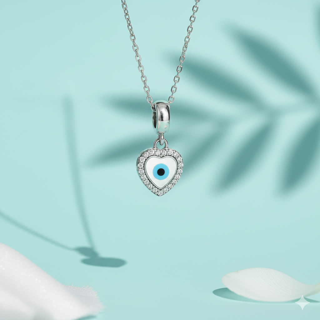 Evil Eye Heart Protection Pendant