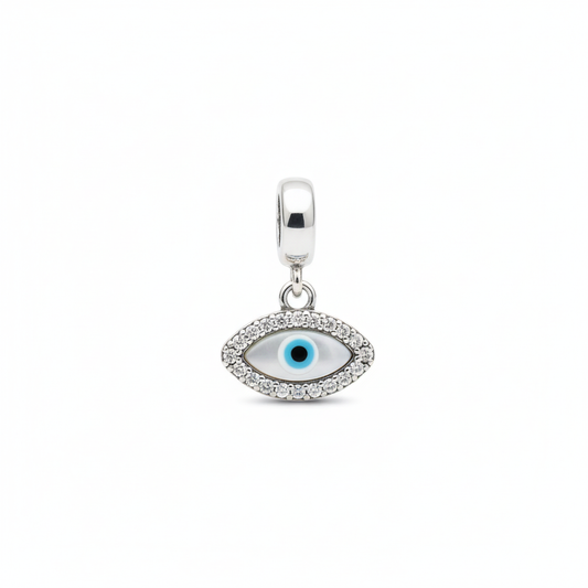 Blue Eye Protection Sterling Silver Pendant