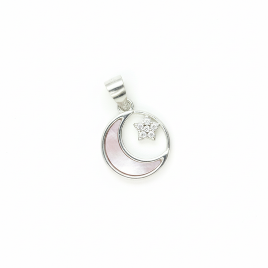 Silver Moon Whisper Pendant