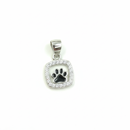 Paw Love Silver Pendant