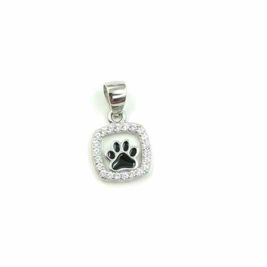 Paw Love Silver Pendant